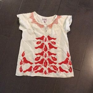 Juicy Couture Girls silk blouse size 4